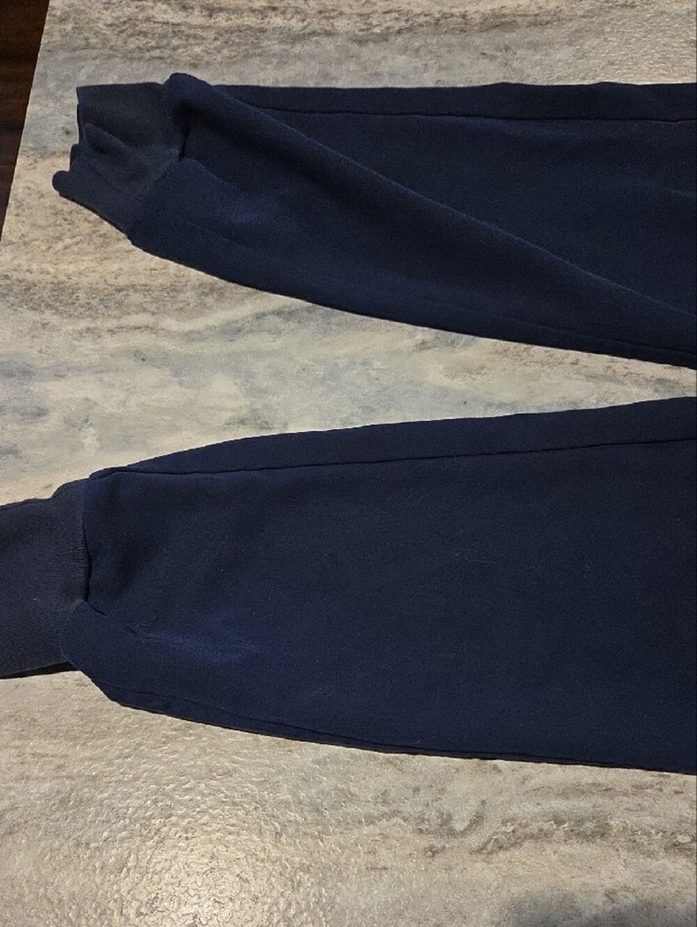 Navy Drawstring Scrub Pants - Picture 7 of 11